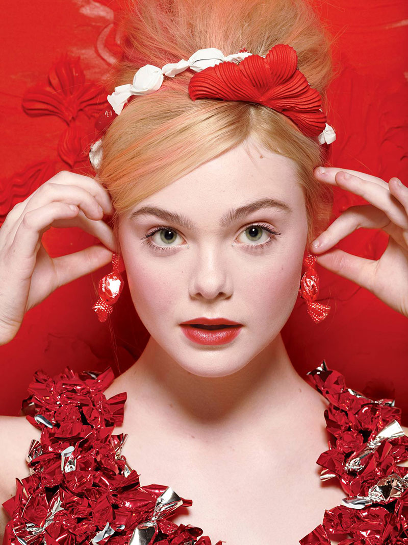 Elle Fanning in Fantasia by Will Cotton for New York Magazine