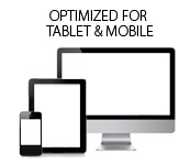 Optimized for tablet & mobile