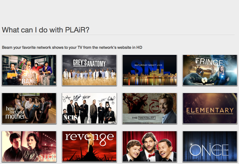 Stream HD Content to TV Wirelessly with PLAiR