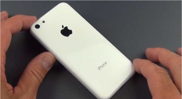 Another photo from a Youtube video that claims to show the iPhone 5C.