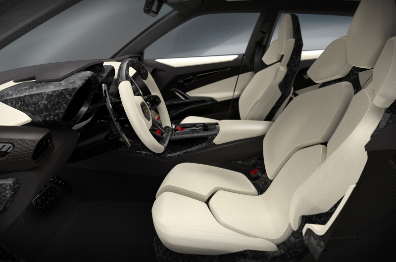 Lamborghini Urus SUV Production Confirmed, Front Seat