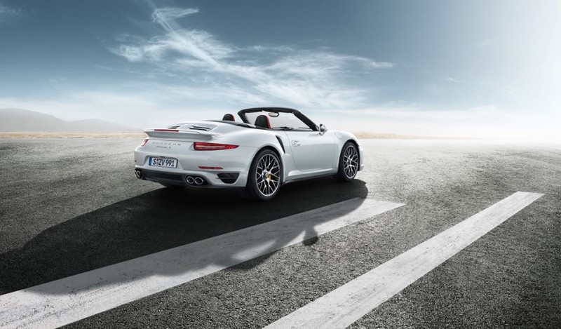 Porsche 911 Turbo and Turbo S Cabriolet, Shot from the Rear