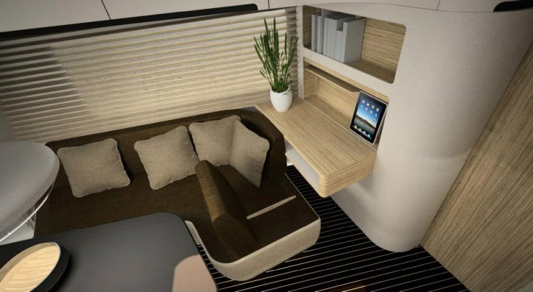Caravisio Camper Concept, Interior Seating 