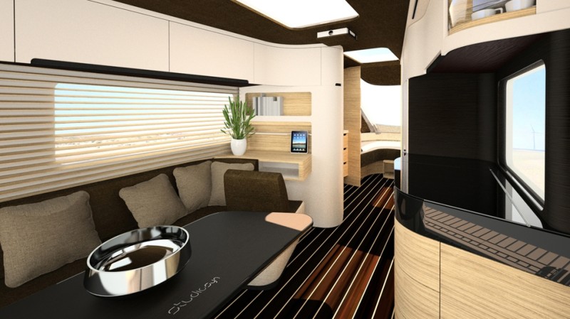 Caravisio Camper Concept, A Look on the Inside