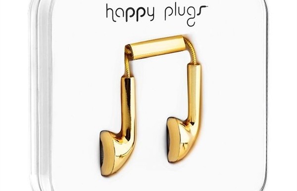 Happy Plugs Are 18-Karat Gold Earphones