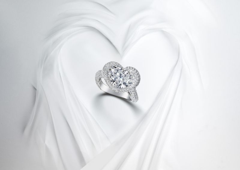 Chopard Engagement Rings, Heart-Shaped Diamonds