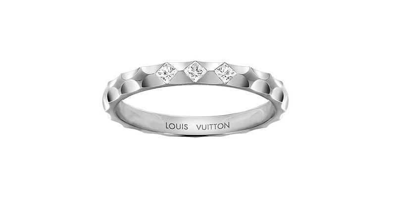 Louis Vuitton Wedding Bands, Monogram infini 
