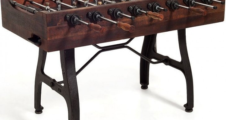 Antique-Looking Foosball Table