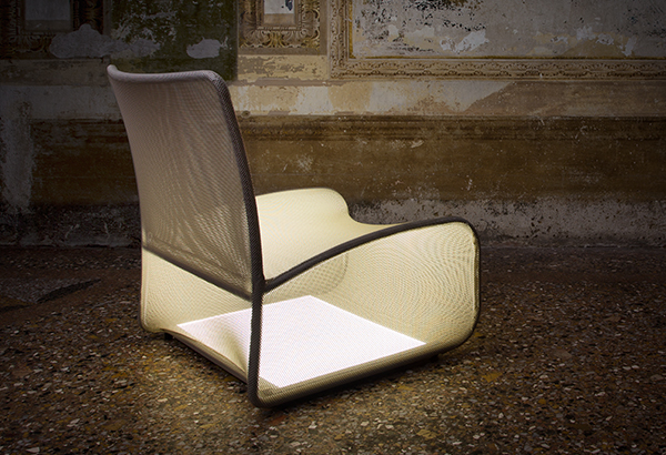 Lounge Chair Emits Soothing Diffused Light, In Use Number 2
