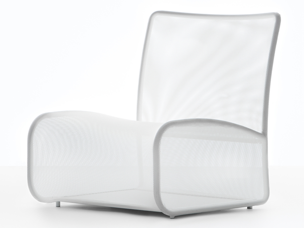 Lounge Chair Emits Soothing Diffused Light, White