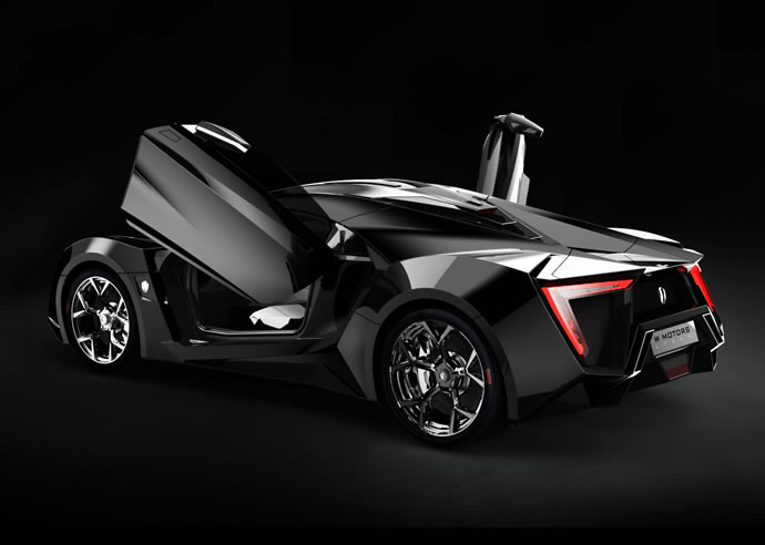 $3.4M Lykan Hypersport Features Holographic Navigation, Black