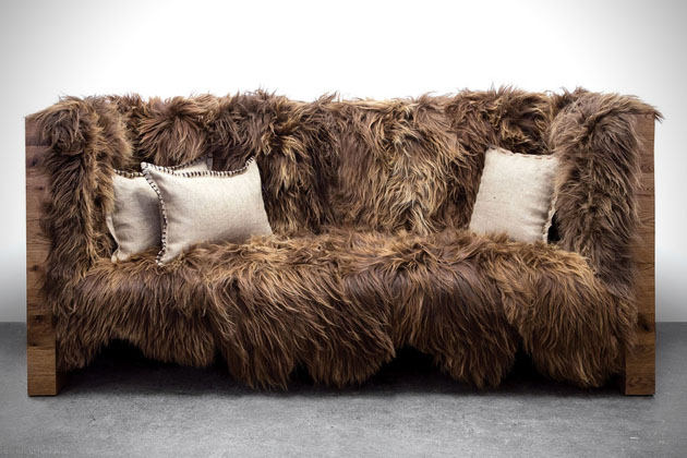 Chewbacca-Inspired Sofa