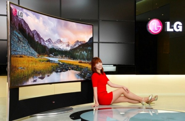 LG 105-inch Ultra High Definition Curved TV
