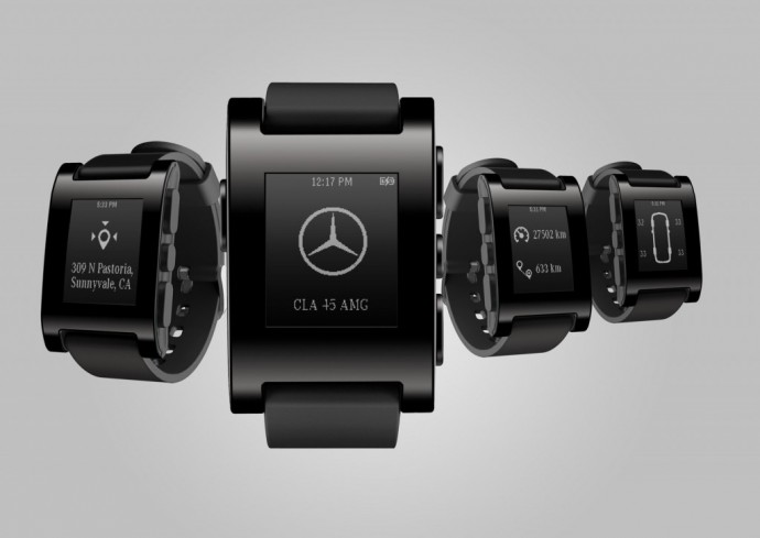 Mercedes Pebble Smartwatch Connects to Your Vehicle