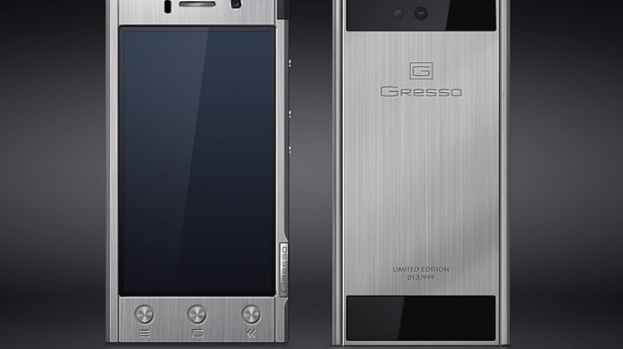 Solid Titanium Android Smartphone by Gresso