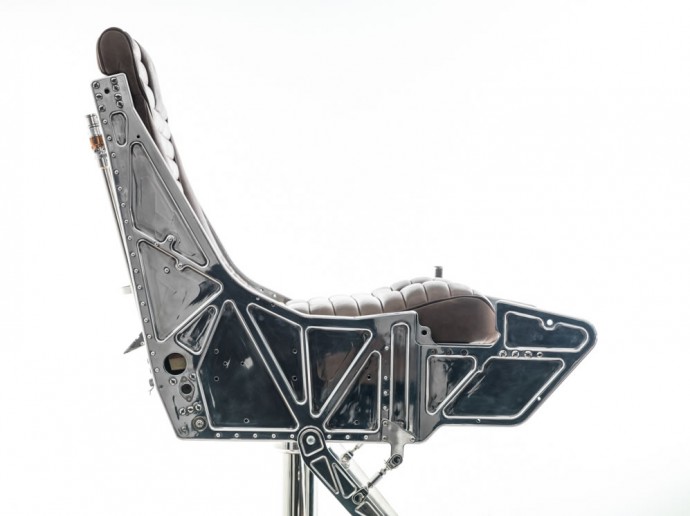 Fighter Jet Seat Converted Into Bar Stool