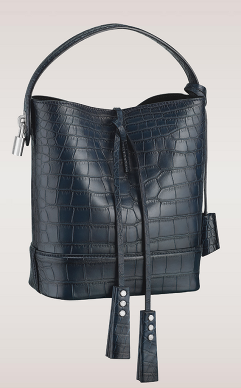 Louis Vuitton Crocodile and Alligator Handbags, Black