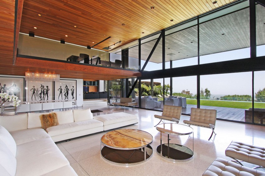 Beverly Hills Estate by Maxime Jacquet, Living Room Alt Angle 3