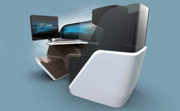 BMW Creates Immersive Business Class Seat, Side View Concept