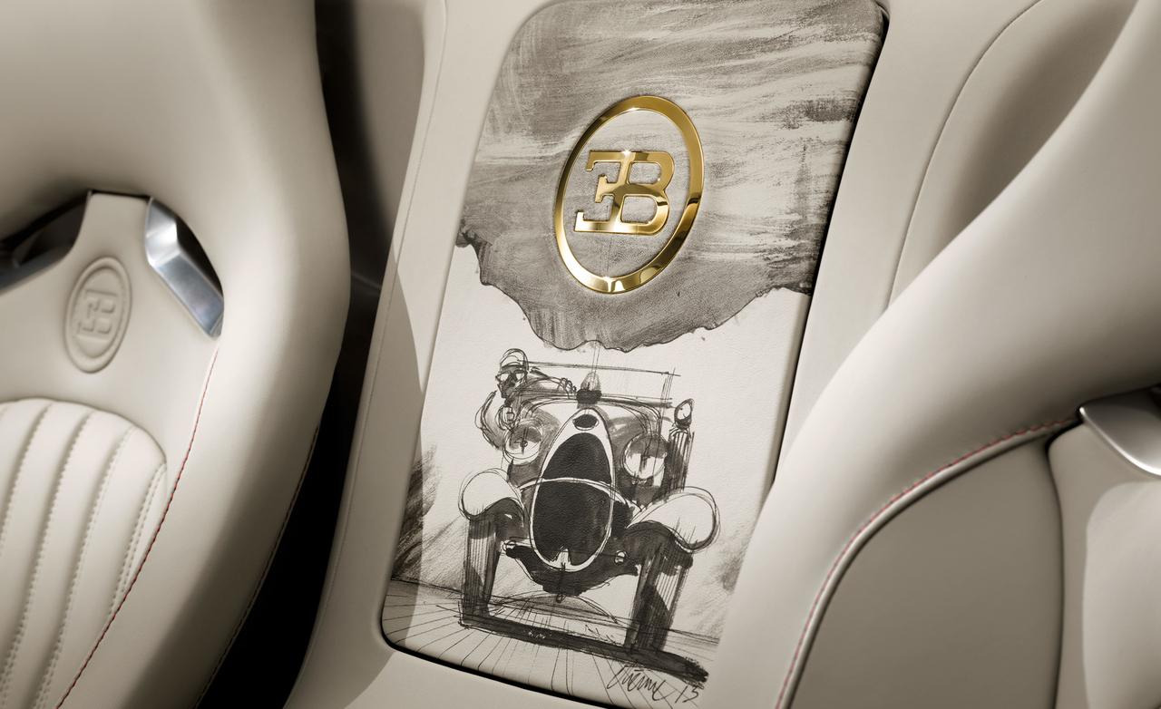 Bugatti Veyron Black Bess, Backseat Sketch