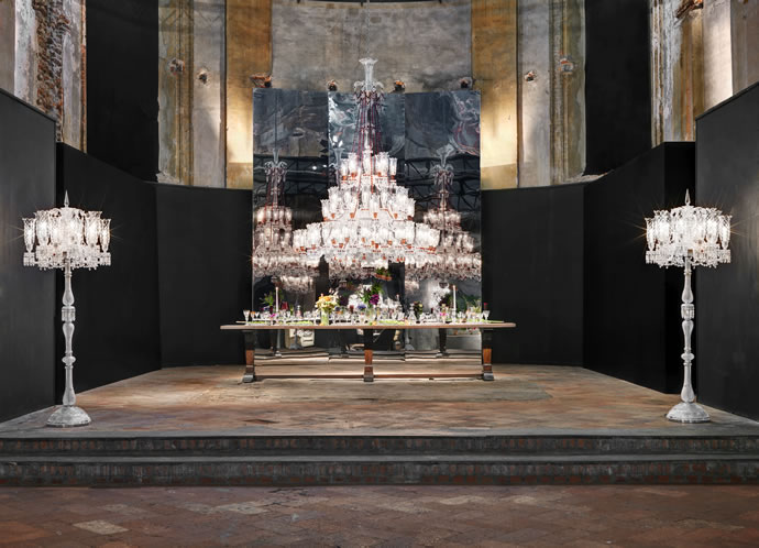 Philippe Starck-Designed $360k Chandelier, Wide Shot Of Shandelier