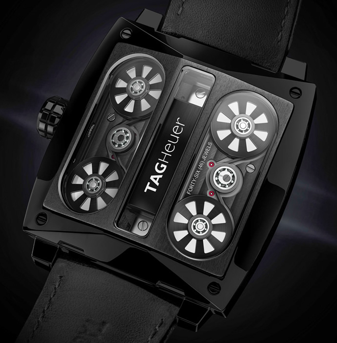 Tag Heuer Monaco V4 Is The Worlds First Belt Driven Tourbillon4