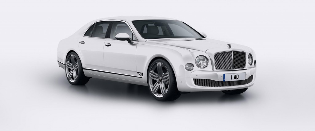 Bentley Mulsanne Celebrates 95th Anniversary Edition, White
