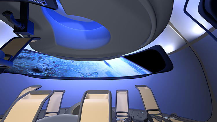 Boeing Commercial Space Travel Concept, Seating