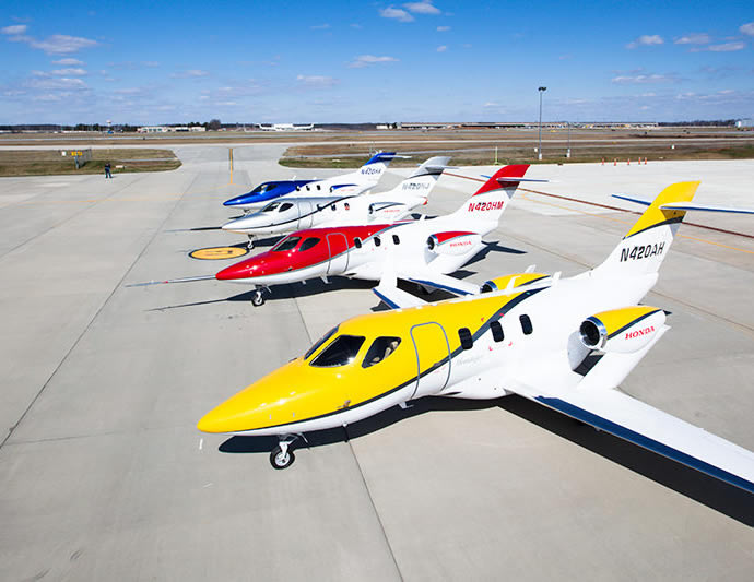 The New HondaJet to Be Priced at a Relatively Affordable $4.5M, Multi-Colored