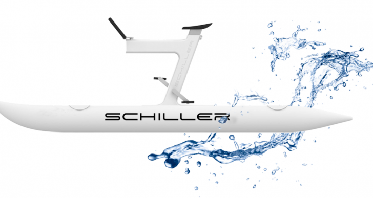 Bike on Water with the Schiller X1 Water Bike