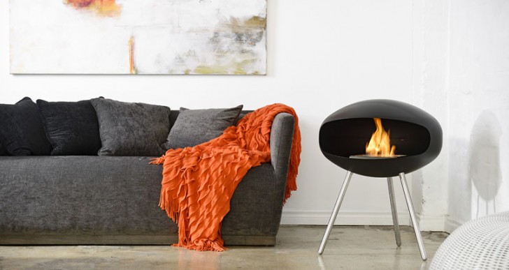 Modern Fireplace: Cocoon Fires
