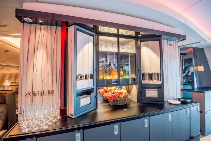 China Airlines’ New 777 Features Tea Lounge and Cocktail Bar