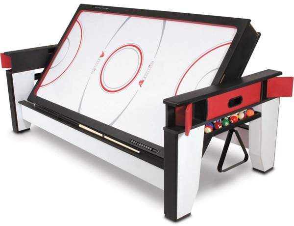 Double The Fun Rotating Air Hockey To Billiards Table