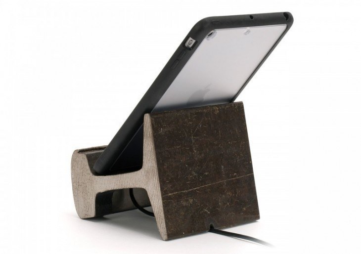 Train Rails Repurposed As Tablet Stands