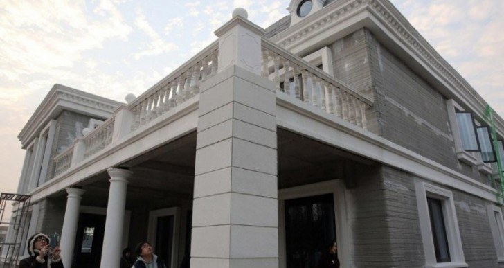 12,000-sqft Mansion 3D-Printed in China