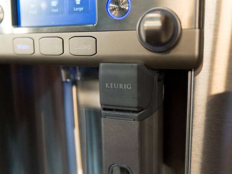 This GE Fridge Has a Built-In Keurig Coffee Maker4