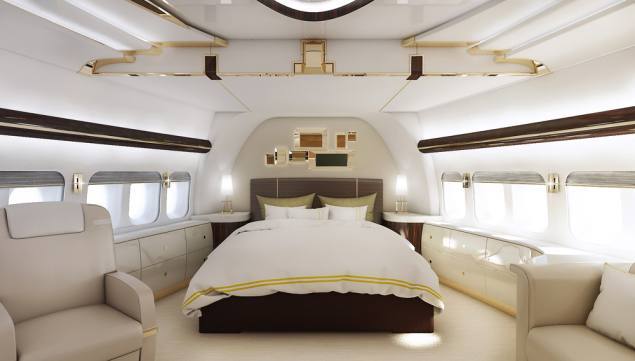 A Look Inside a $600M Private Boeing Jet