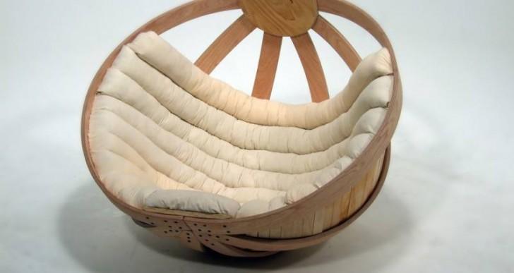 Curl Up and Rock Yourself to Sleep in the Cradle Chair