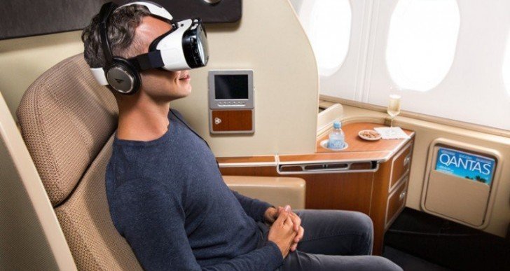 Qantas First-Class Offers Virtual Reality