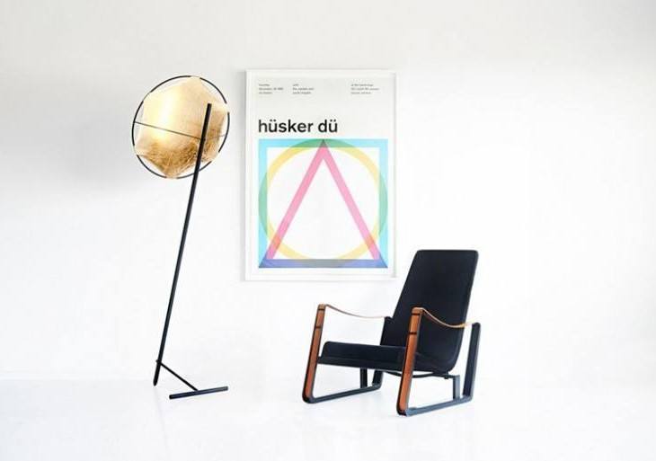 Reflector Lamp Uses Gold-Foiled Diffuser