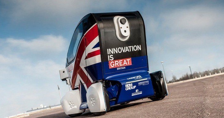 The UK Unveils a Driverless Car