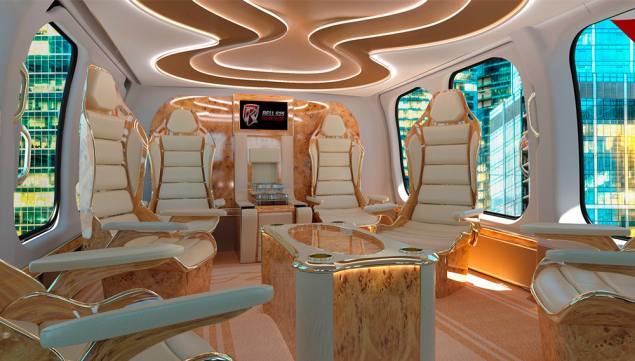 The Bell 525 Relentless Helicopter Has a Sumptuous Interior