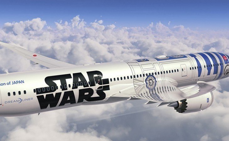 Japan’s ANA Airlines Unveils Star Wars-Inspired Dreamliner