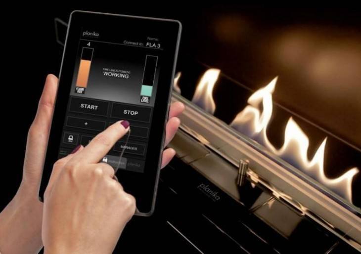 App-Controlled ‘Smart’ Fireplace
