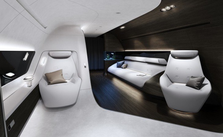 Mercedes-Benz Style Partners With Lufthansa to Create VIP Aircraft Cabins