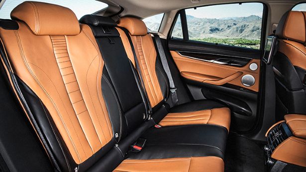 All-new BMW X6, Backseat 