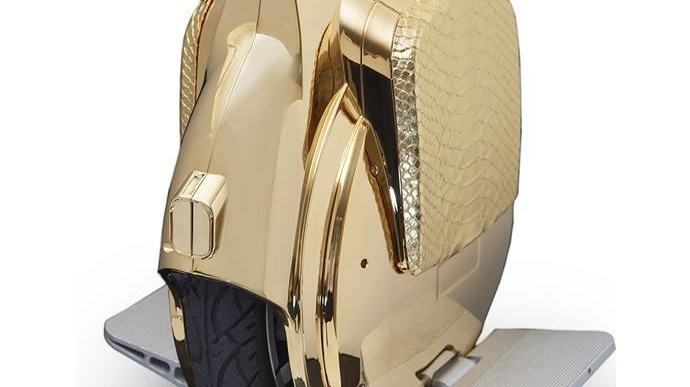 Looking to Turn Heads? This Gold-Plated Segwheel Will Certainly Do the Trick
