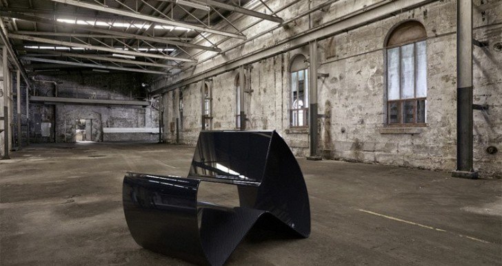 Carbon Chair Is Made of a Single Sheet of Carbon Fiber