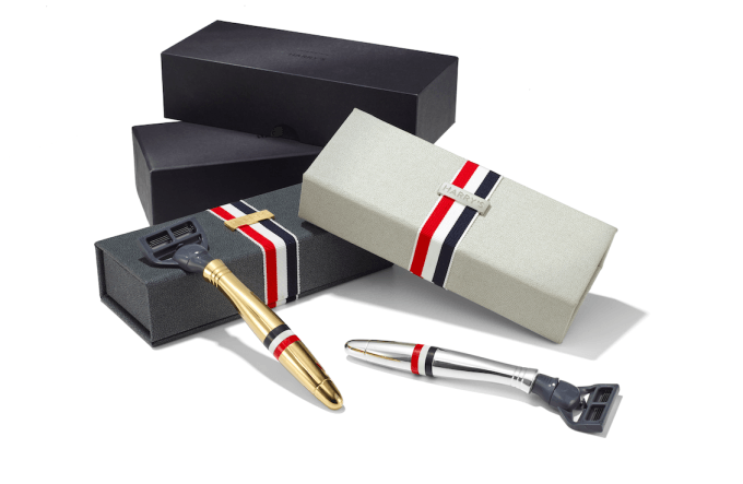 Thom Browne and Harry’s Create Sterling Silver and 24k Gold Razors