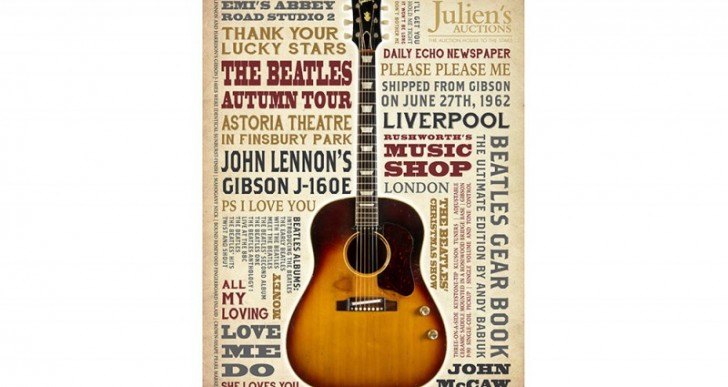 John Lennon’s Guitar Sells at Auction for $2.4M